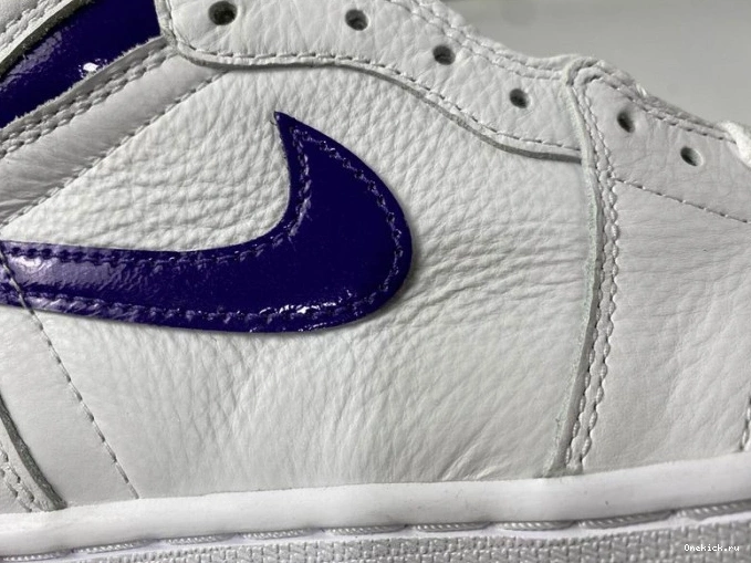 One Kick HIGH AIR CD0461-151 JORDAN PURPLE 1 RETRO COURT 0729